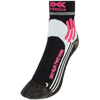 Socken X SOCKS SKY RUN TWO Damen Schwarz 0